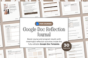 Fillable Reflection Journal Workbook, a Presentation Template by Our Polished Pages (Thumbnail 1 of 20)