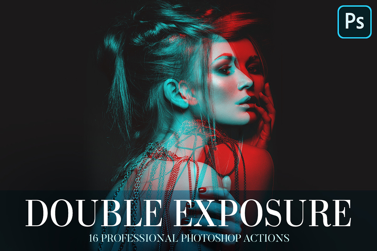 Photoshop Actions - Double Exposure, an Action Add-On by FixThePhoto (Photo 1 of 35)