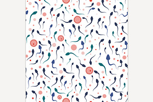 IVF Seamless Pattern