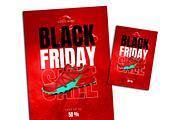 Black Friday Sale Flyer & Poster Red, a Print Template by McLittle Stock (Thumbnail 1 of 2)