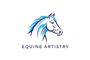 Equine Artistry Horse, a Branding & Logo Template by Logocreative (Thumbnail 2 of 2)