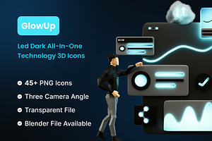 GlowUp – 3D LED Dark Technology Pack