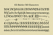 CS Quicker – Blackletter Font, a Blackletter Font by Craft Supply Co. (Thumbnail 8 of 8)