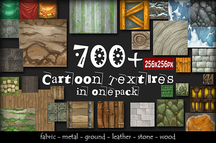 700+ Cartoon Texture set, a Texture Graphic by stallfish's art store