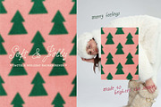 Soft & Jolly Holiday Backgrounds, a Background Graphic by DigARTbyHavroshka (Thumbnail 2 of 12)