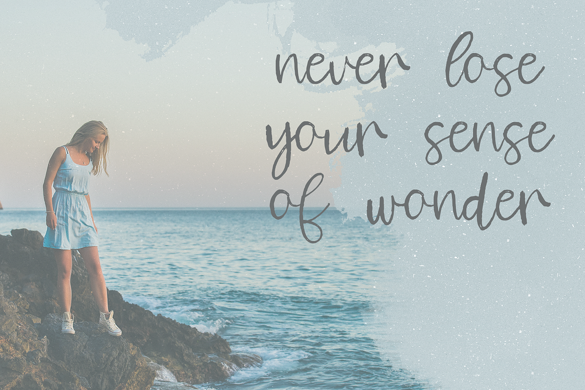 Waterssong Script, a Script Font by Beck McCormick (Photo 2 of 10)