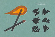 All-App Printing Press Brush Studio, a Brush Add-On by pixelbuddha.net (Thumbnail 4 of 10)