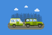 RV Travel Collection, an Illustration by Alex Krugli (Thumbnail 5 of 9)