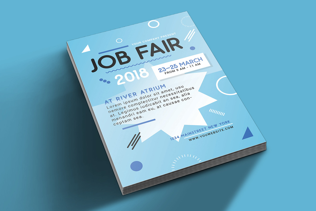 Job Fair Flyer, a Flyer Template by Muhamad Iqbal hidayat (Photo 1 of 4)