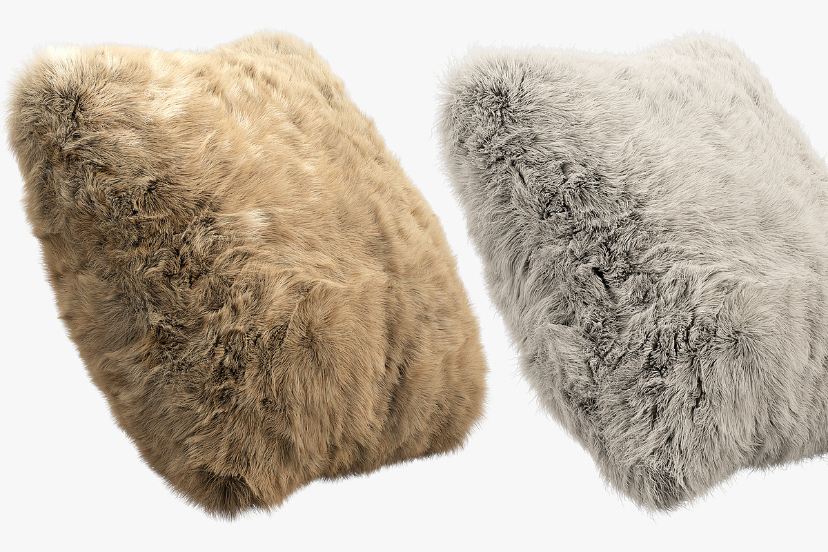 Fur pillows set 2, an Object 3D Model by 3dmitruk (Photo 14 of 22)
