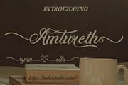 Amlureth – Calligraphy Font, a Script Font by NDNL Studio (Thumbnail 1 of 8)