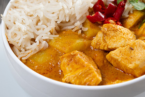 Massaman curry isolated on white background. Traditional Thai fo, a Food & Drink Photo by etorres69