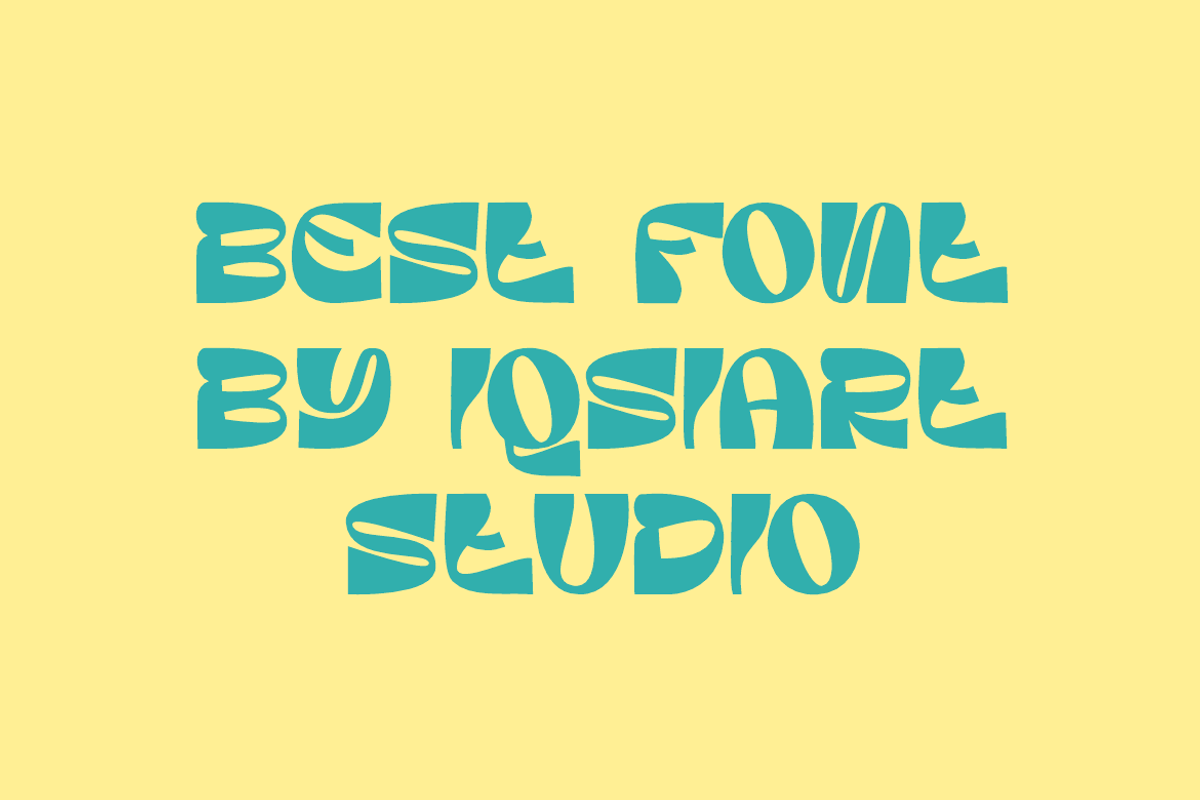Koevas Groovy - Retro Font, a Sans Serif Font by Iqsiart Studio (Photo 4 of 8)