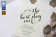 Invitation Template SHR444, an Invitation Template by Shafura_Wedding (Thumbnail 1 of 5)