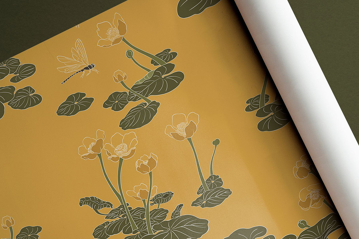 Summer Pond Tales Pattern, a Pattern Graphic by MouseGrey (Photo 8 of 13)