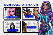 70 Glitter & Shimmer Procreate Brush, a Brush Add-On by Selentaori Studio (Thumbnail 10 of 10)