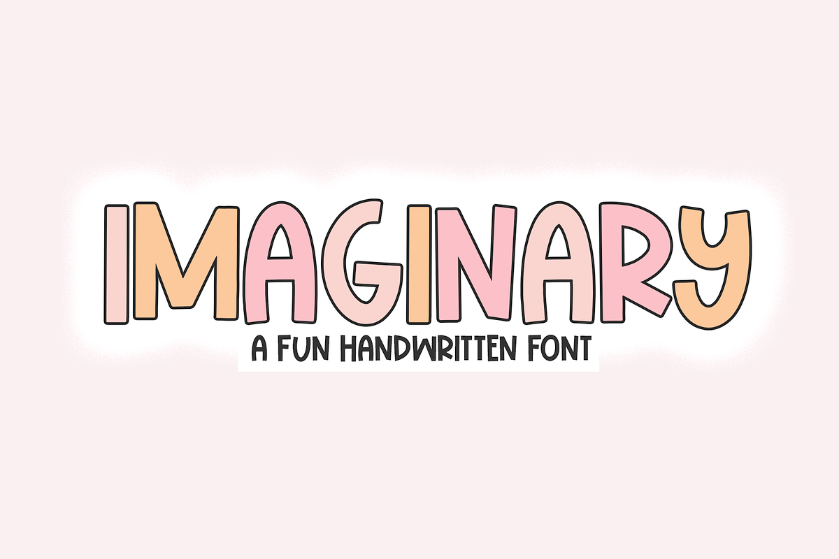 Imaginary | Fun Handwritten Font, a Font by KA Designs (Photo 1 of 7)