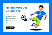 130 Football World Cup Celebration, a Sport Illustration by Creative Stall (Thumbnail 1 of 10)