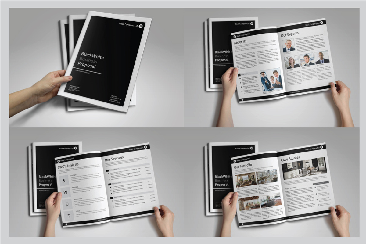 Business Proposal Template, a Brochure Template by voryu (Photo 2 of 5)