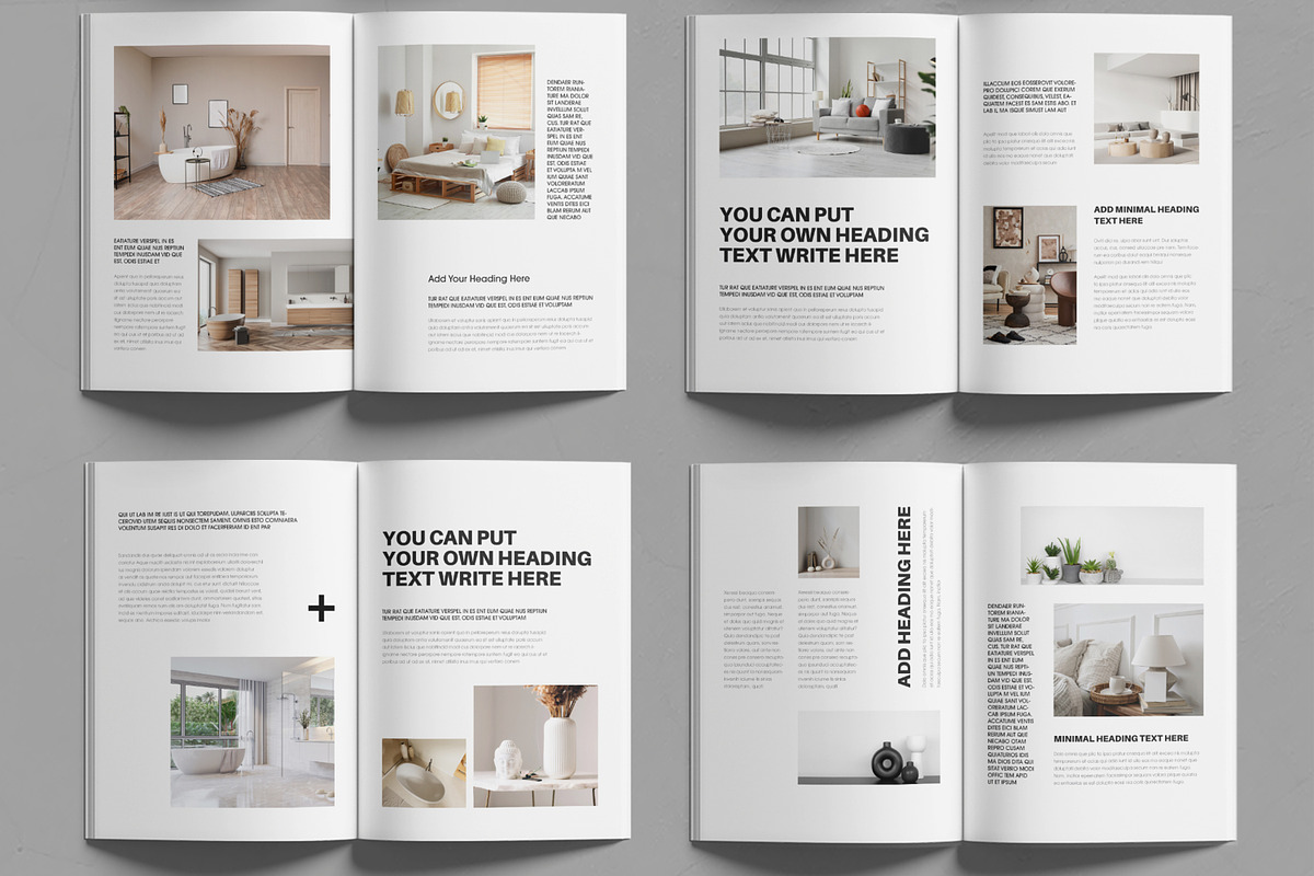 Minimal Portfolio Book Template preview 3