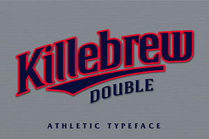 Killebrew Double | Athletic Typeface, a Serif Font by StudioWorks