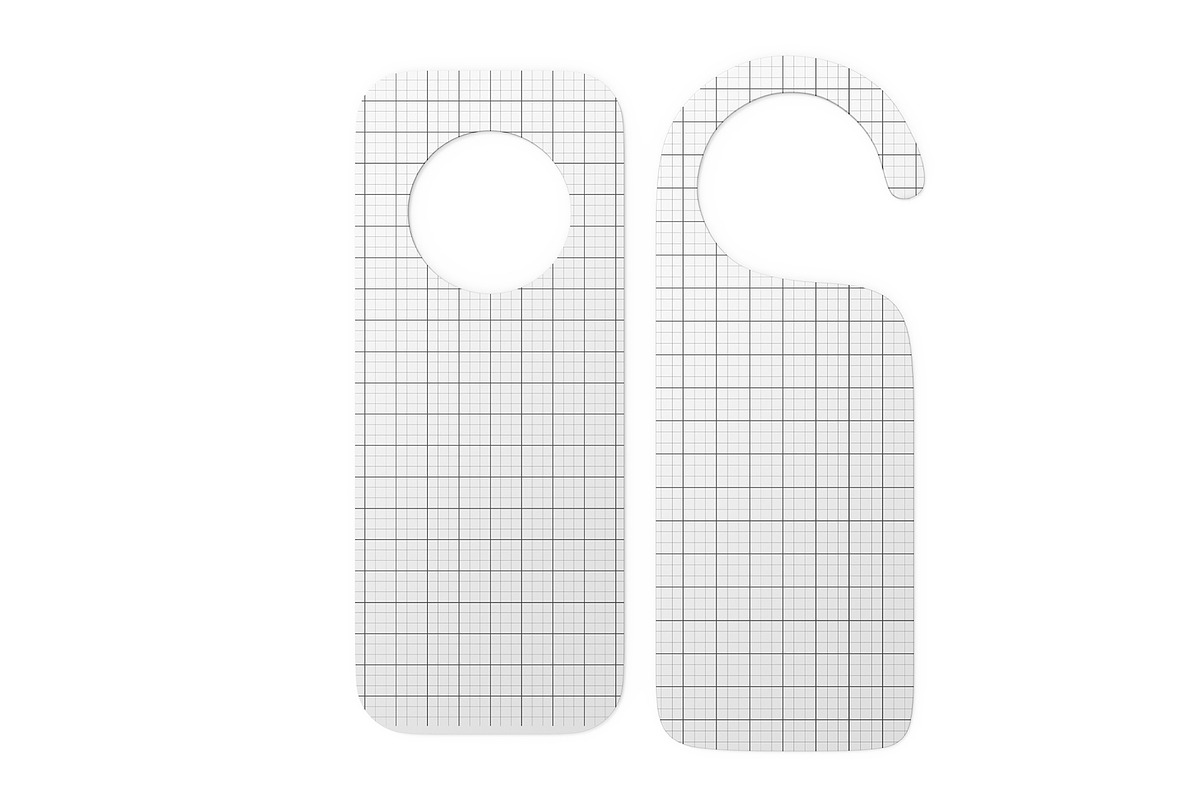 Door Hanger Mockup Set, a Product Mockup by graphypix (Photo 3 of 4)