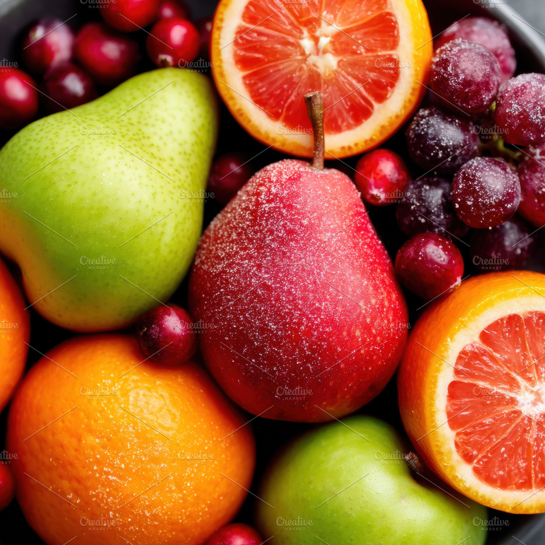 Vibrant Fresh Fruit Arrangement, a Food & Drink Photo by Virgo Studio