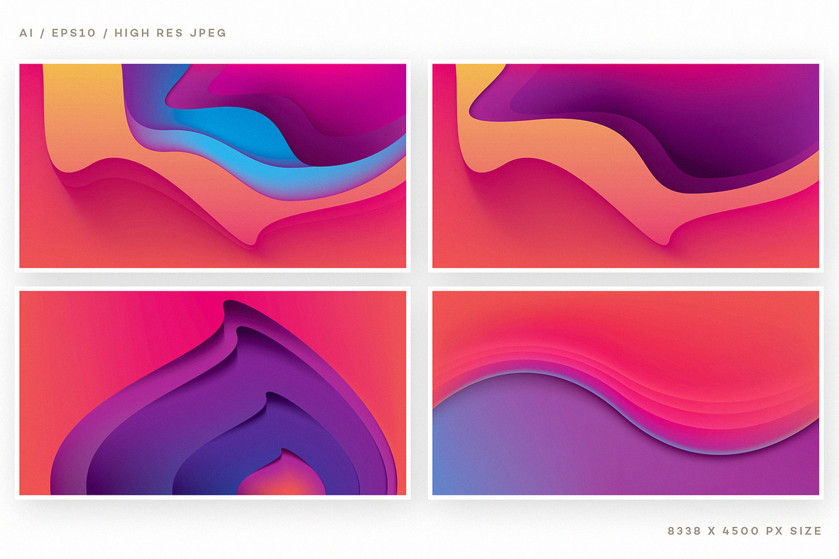 Landing Page Gradients, a Texture Graphic by Polar Vectors (Photo 2 of 12)