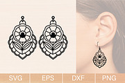 Wildflower Earrings SVG Bundle, an Object Graphic by jannatulpakhi (Thumbnail 5 of 6)