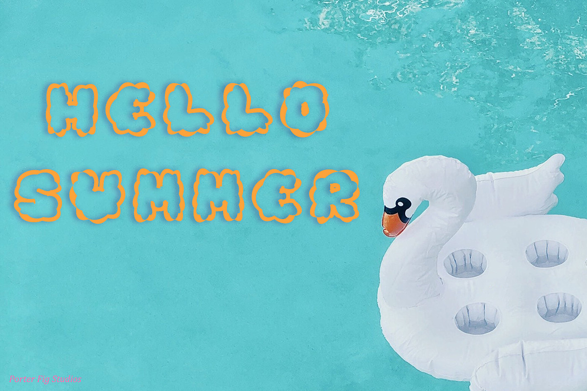 Fun Bubble Display Font Cotton Candy preview 3