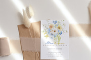 Watercolor Clipart-Blue Cream Floral, a Decorative Illustration by Beigetime (Thumbnail 14 of 16)
