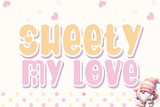 Sweety my love - Handwritten, a Handwritten Font by Charmingbear59.design (Thumbnail 1 of 5)
