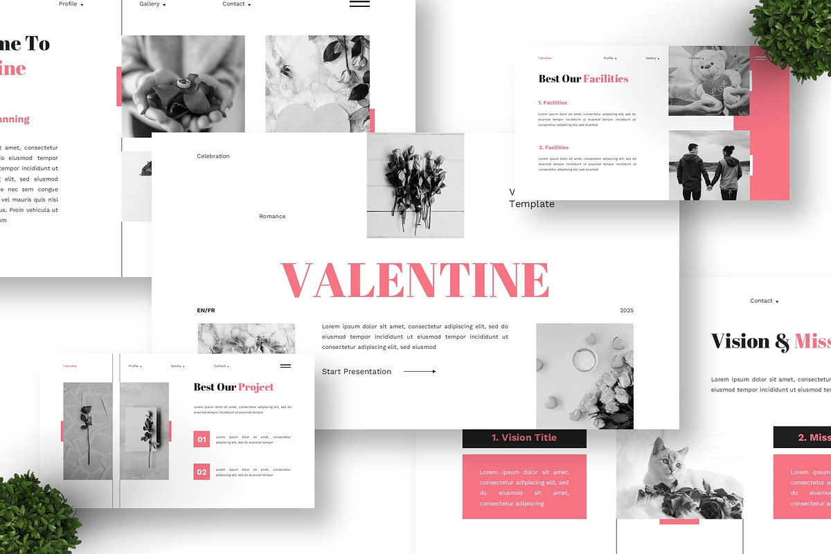 Valentine - Valentines Day PPT, a Presentation Template by Deepslide Studio (Photo 5 of 6)