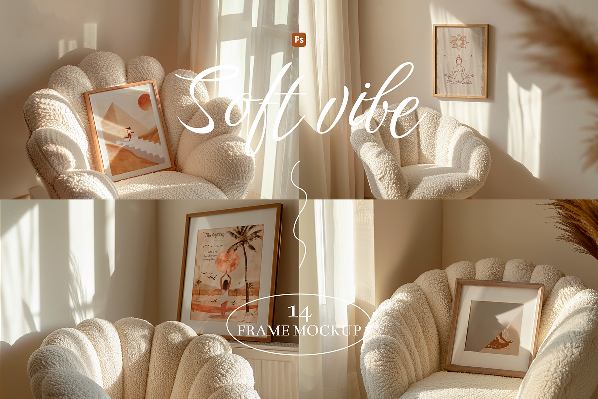 Minimalist Frame Mockup Bundle — 243, a Household Mockup by Trissa (Photo 2 of 11)