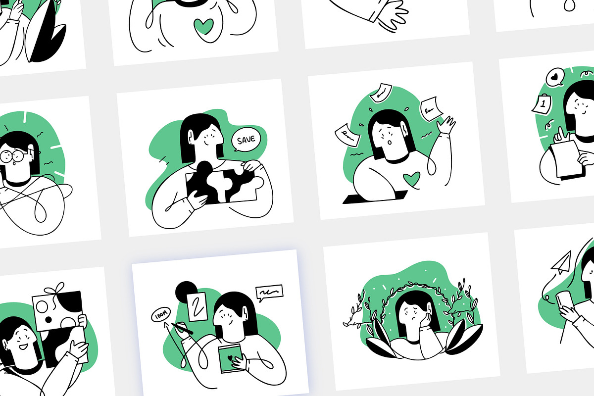 Startups Office Day Illustration, a Templates & Theme by Portocraft (Photo 6 of 6)