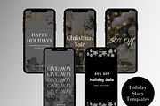 Holiday Instagram Templates, a Social Media Template by Joanna Lane Designs (Thumbnail 3 of 4)