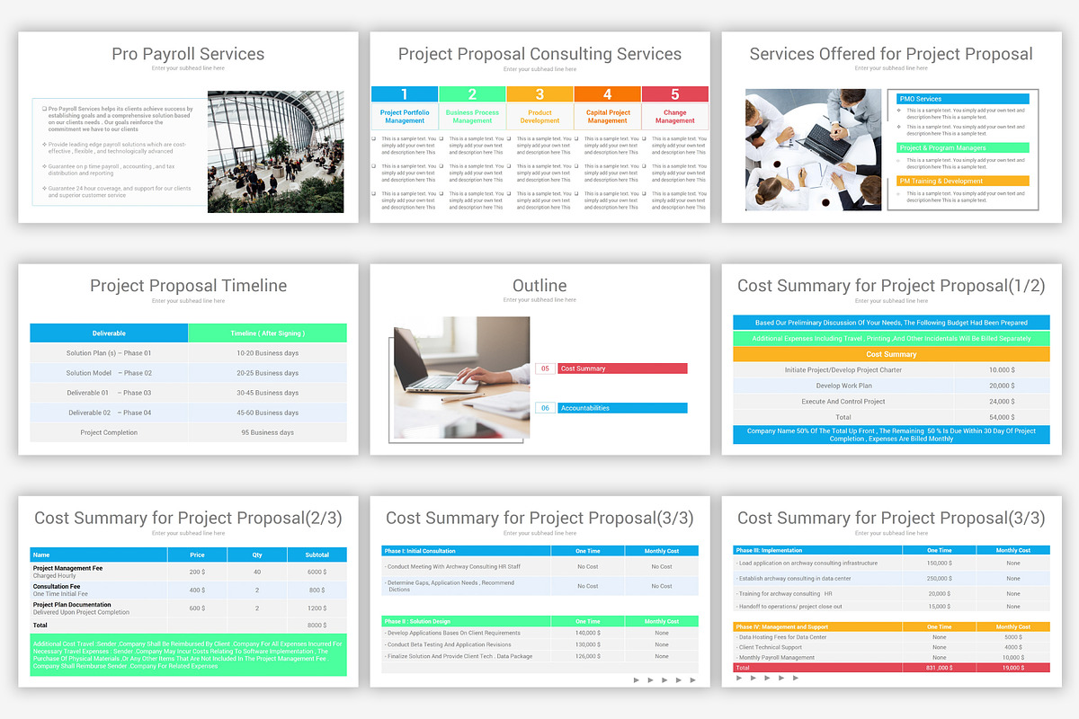 Business Proposal PowerPoint Design, a Presentation Template by OceanArt (Photo 5 of 20)