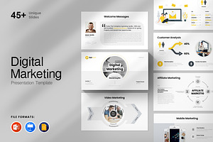 Digital Marketing Plan Presentation, a Presentation Template by GenerousArt