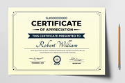 Certificate Template Layout, a Stationery Template by MightyDesign (Thumbnail 1 of 6)