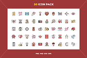 Valentines day icons, an Icon by Wencory (Thumbnail 1 of 2)