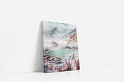 Canvas Ratio 4x5 Mockup Set, a Print Template by Mockups by Carlos Viloria (Thumbnail 4 of 11)
