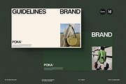 POKA | Brand Guideline Templates, a Presentation Template by evgenystudio (Thumbnail 1 of 10)