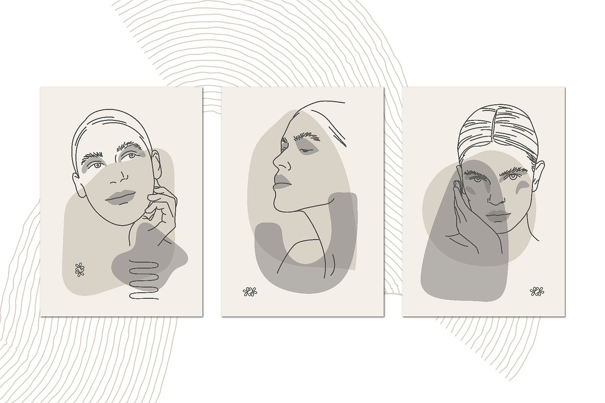 Posters - Line Art Boho Female, a Poster Template by line & plane (Photo 5 of 10)