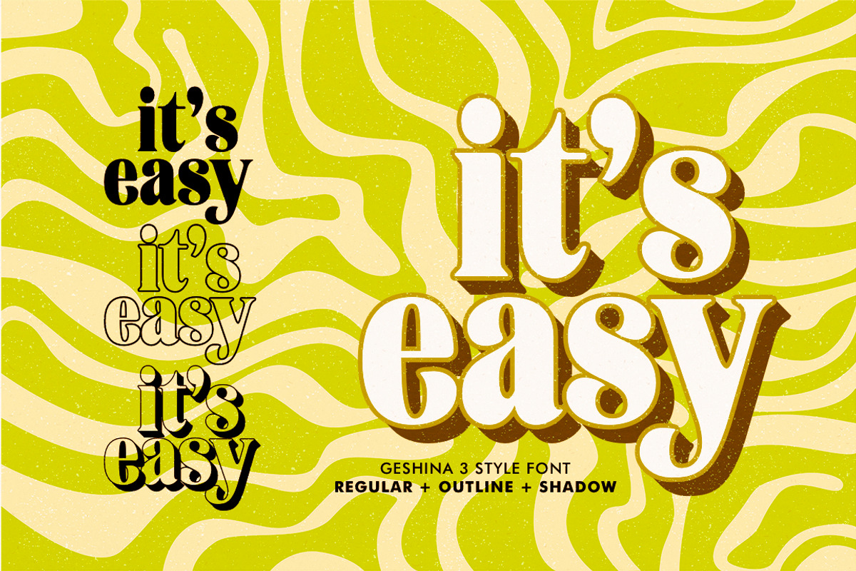 Geshina Typeface, a Serif Font by Seniors (Photo 4 of 11)
