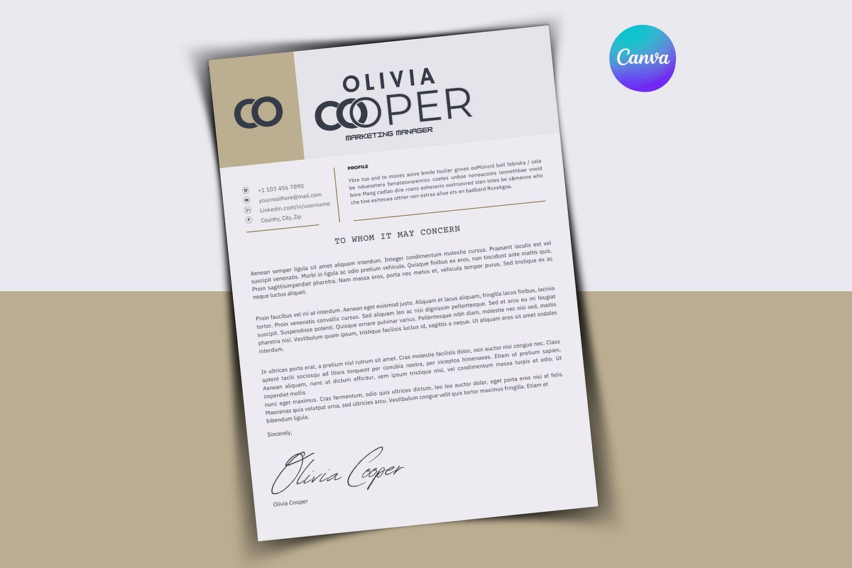Minimal Resume Template, a Templates & Theme by iloveTemplate (Photo 5 of 6)