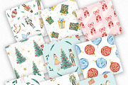 Christmas Nutcracker Pattern, a Pattern Graphic by SvetaArtStore (Thumbnail 3 of 6)