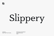 Slippery; Warm Serif, a Serif Font by Eko Bimantara (Thumbnail 1 of 11)