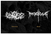 XXII Nekro, a Font by Doubletwo Studios (Thumbnail 7 of 11)