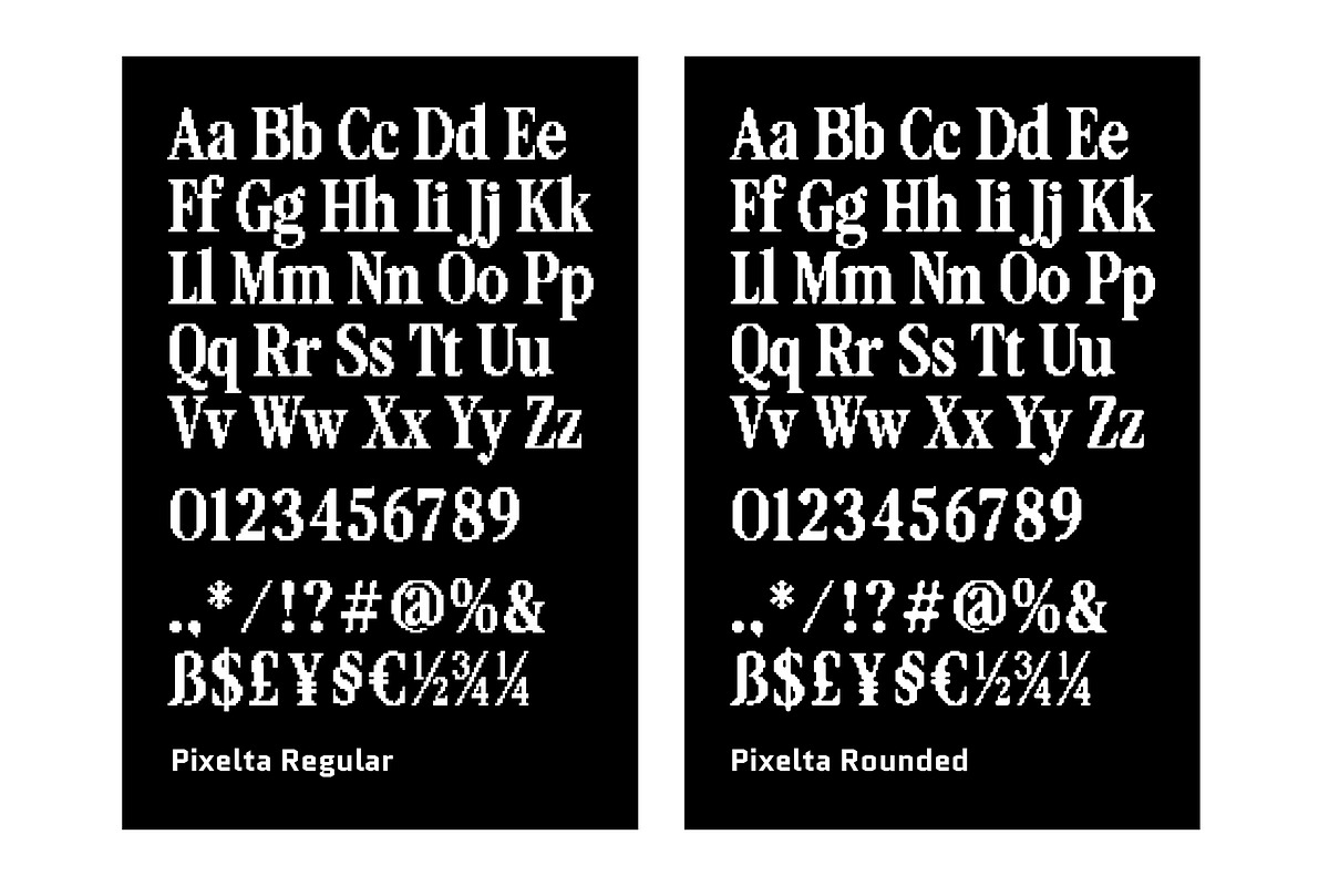 Pixelta – Serif Pixel Font, a Serif Font by Blankids Studio (Photo 12 of 14)