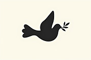 Peace Dove Silhouette Bundle, an Illustration by BIPLOB EXPERT (Thumbnail 4 of 21)